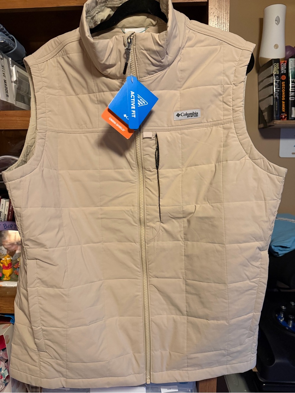 Columbia Kids Light Beige Quilted Vest